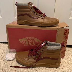 NWT Leather Custom Vans SK8-HI Size 11